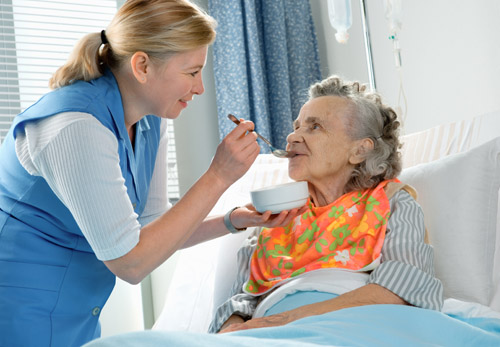 home health care feeding